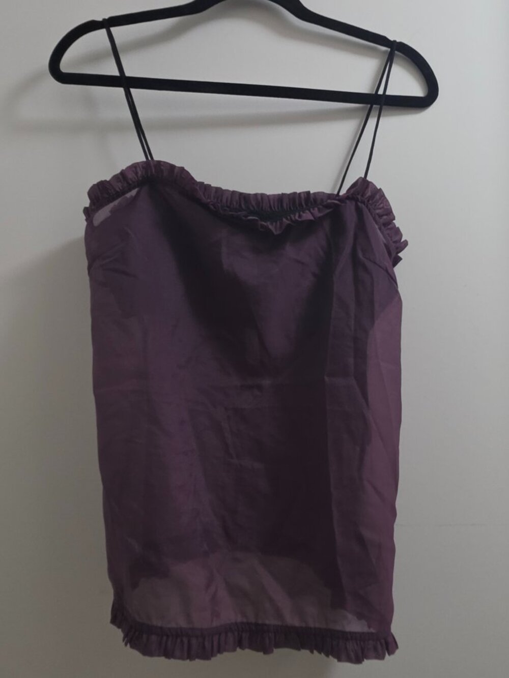ANTHROPOLOGIE  Maeve Sheer Spaghetti Strap Tank